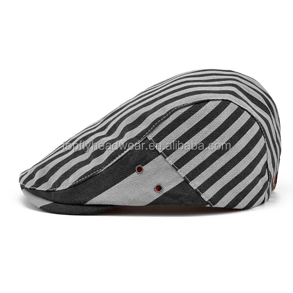 Newsboy Hat Men Mesh Summer Flat Cap Newsboy Beret Solid Ivy Cap