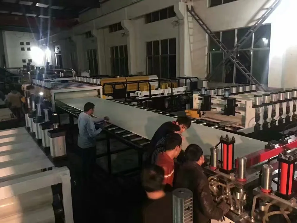 Wpc Pvc Foam Board Extruder Machine With Coextruder Pvc Product Making