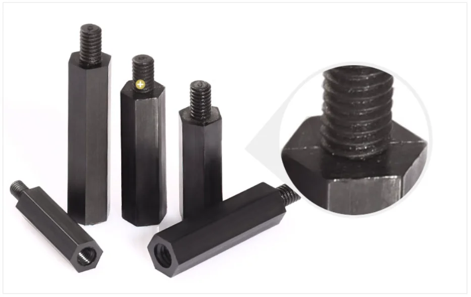 Kinds Of Hexagonal Black Nylon Plastic Standoffs M3 M4 Buy Stando