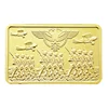 WR I Custom 999 Reichs Gold Lion Sword Eagle Aircraft Sign Bronze Metal Bullion Engraved bar