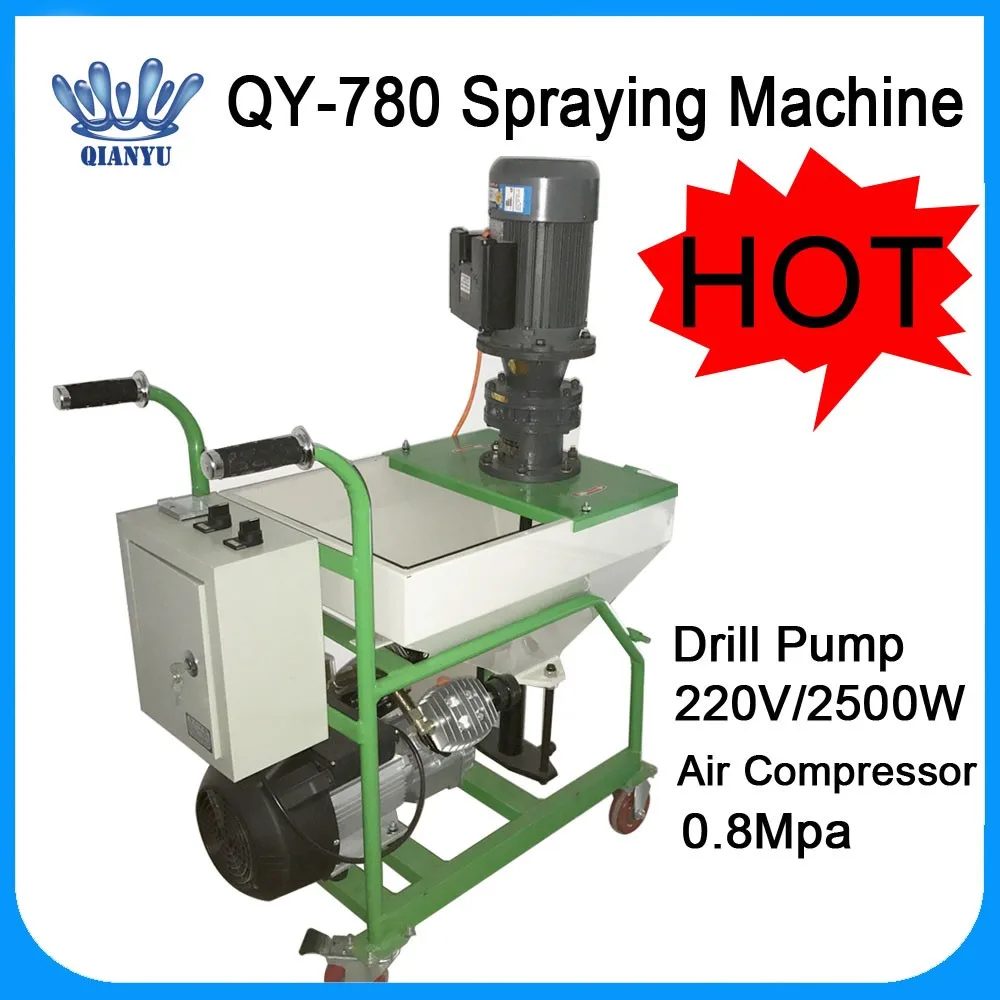Mortar Spray Machines Electric Paint Putty Coating Cement Spraying Pump