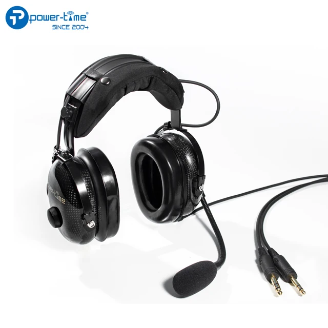 Aviation Anr Headset Noise Cancelling Pilot Headset With Aviation Plug Buy Anr Aviation
