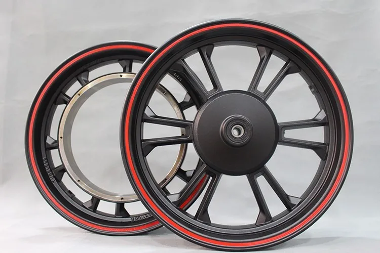 12 X 2.15 inch 133s scooter motorcycle aluminum front and rear wheel rim