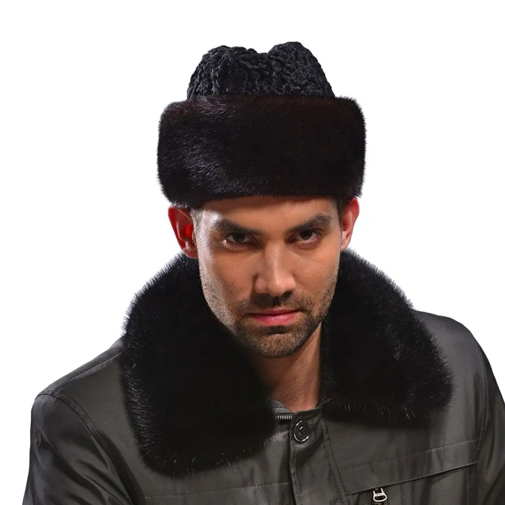 Buy Mens Mink Fur Russian Cossack Hat 
