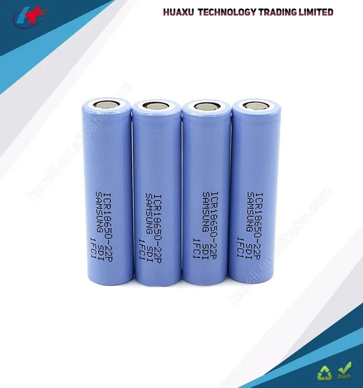 Inr18650-22p 18650 2200mah 10a 3.7v Rechargeable Li Ion Battery - Buy ...