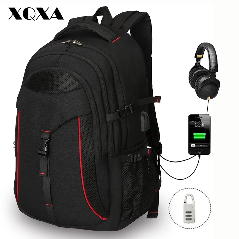 
900D oxford water resistant multifunctional anti theft large capacity men sports travel backpack bag 
