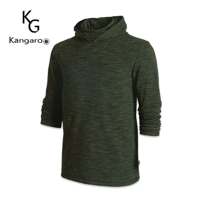 double layer hooded sweatshirt