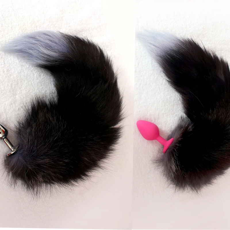 Factory Price Siliconemetal Fox Tail Anal Plug For Menwomen Adult
