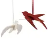 2018 new fashion hot sale unique cheap handmade wholesale hanging birds door ornaments felt easter decoration made in China