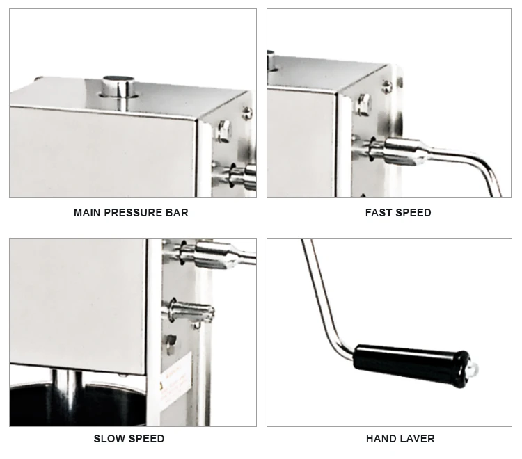 TV-10L High Quality Stainless Steel Manual Sausage Stuffer Machine