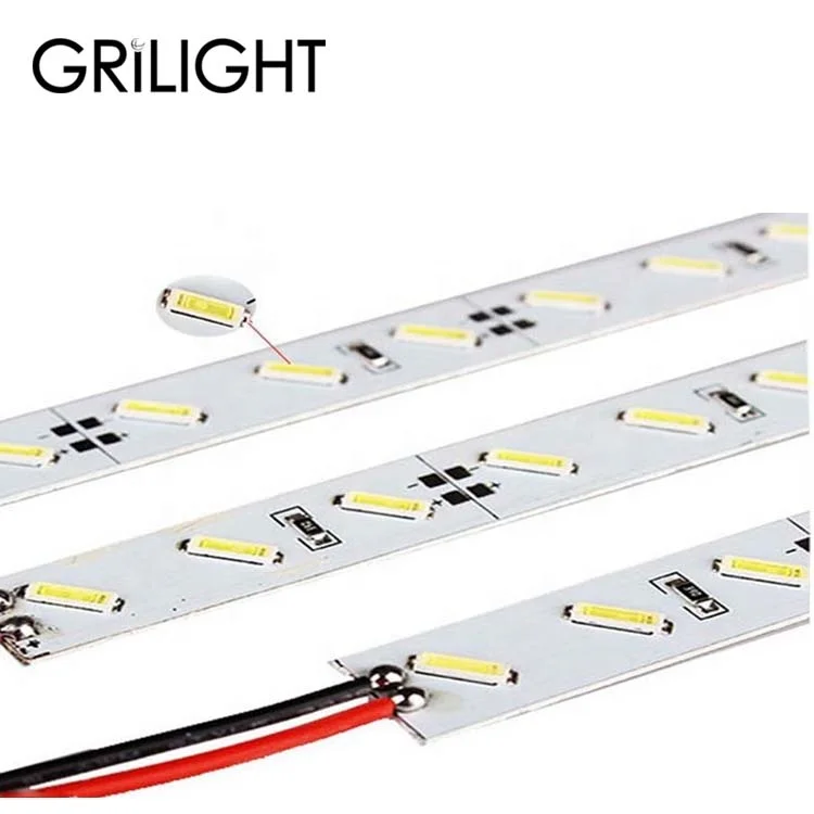 cuttable led rigid strip smd 7020 3014 5050 3528 led bar light 3mm 8mm 10mm 12mm rigid strip led