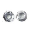 Customized metric hex flange nut collar nut hex head nut M6-M12