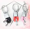 Custom leather keychain special design keychain braided leather keychain for sale