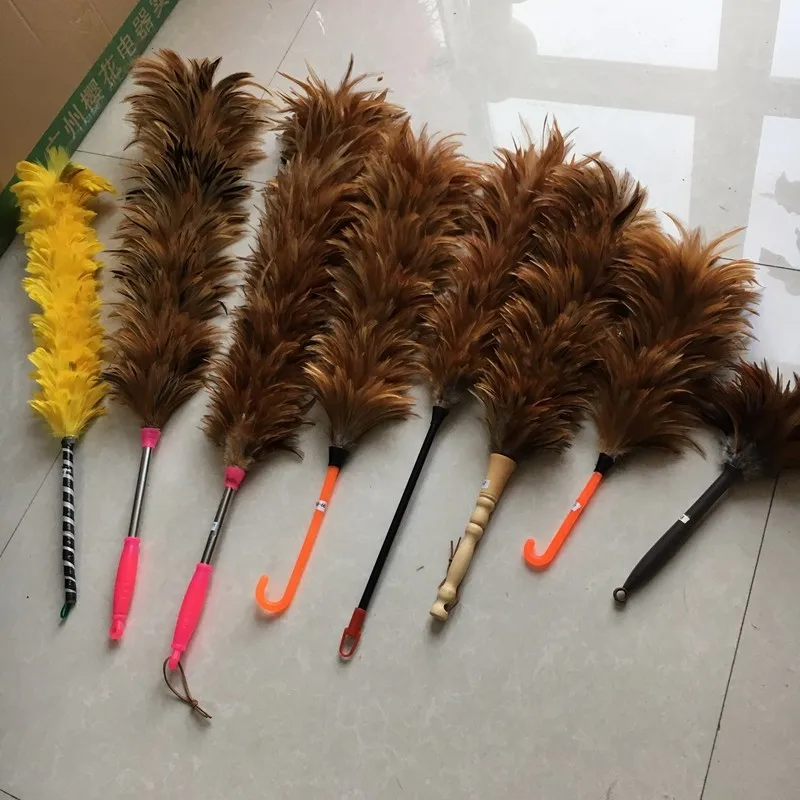 Wholesale High Quality Rooster Saddle Magic Feather Duster For Cleaning