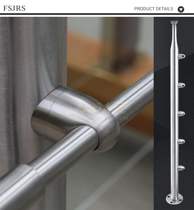 Stainless Steel Chrome 304 Stair Handrail Beautiful Design Buy