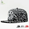 Printed Design Snapback Adjust Flat Cotton Hats, Fashion Design Embroidered Snapback Hat,Hip Hop Snapback Caps