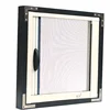 Retractable sliding window spring loaded fiberglass touch screen window