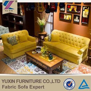 American Style Clic Sofa Set Furniture Past Fabric Colorful Flower New