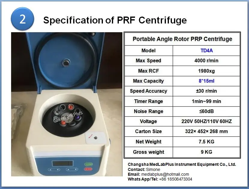 2021 New Prf Centrifuge Prf Tubes Dental Prf Centrifuge Buy Platelet Rich Fibrin Prf Kit