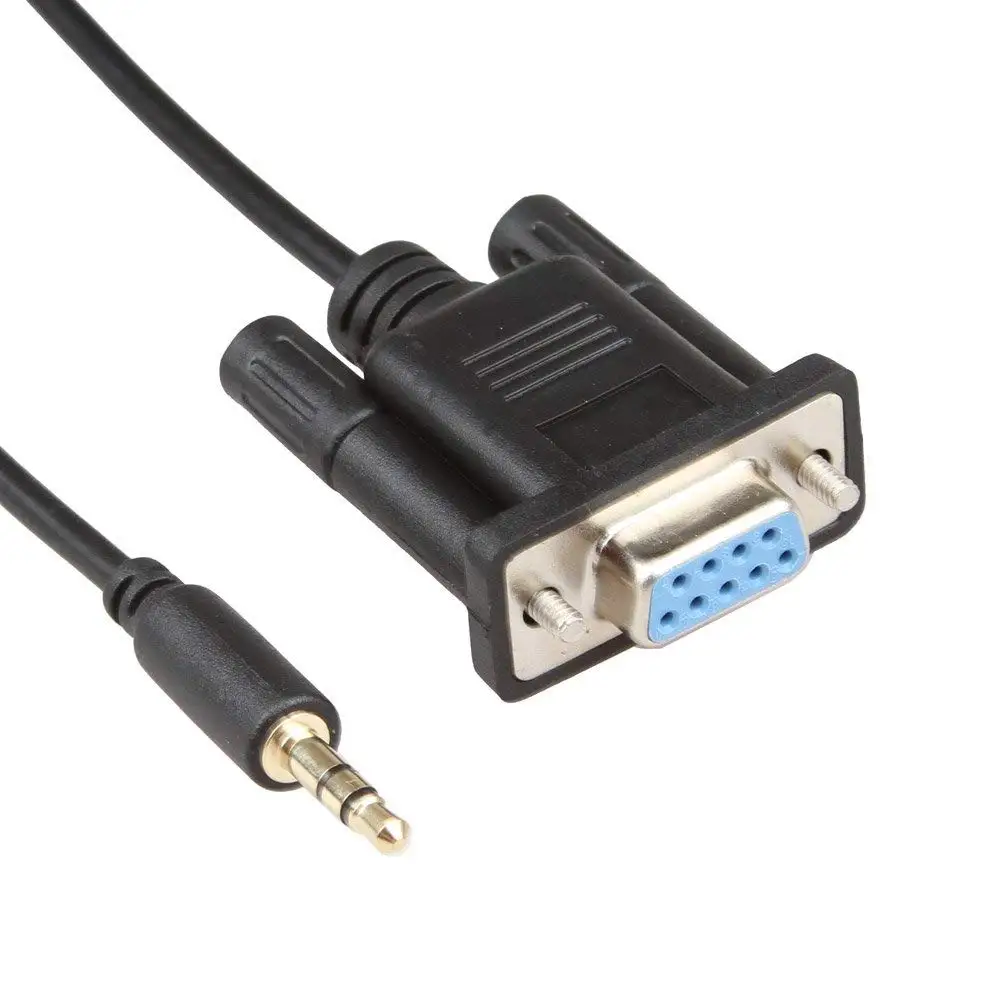 6Ft 10 Pcs//Pack Vaster SKU:20213-6 RS232 DB 9 Female to Stereo 2.5mm Plug Shielded Cable with Ground