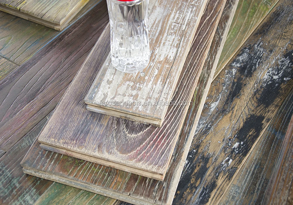 China Supplier Eco Friendly Elegant Exotic Wire Brushed Engineered
