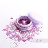 Wholesale glitter gel 8 color single palette flakes macaron eyeshadow safe fo eye festival makeup