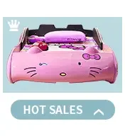 kids race car bed with light