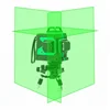 3D 12lines vertical line laser rotation laser level with green beam