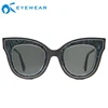 Brown CR39 Lens CE Celebrity Eyewear UV400 Cat Eye retro Sunglasses For Women