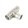 High quality T type BNC Three female connector cctv connector