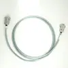 Durable ROHS d-sub connector white 8.0mm VGA Cable Harness Assembly Tinned Copper Thin VGA Cable