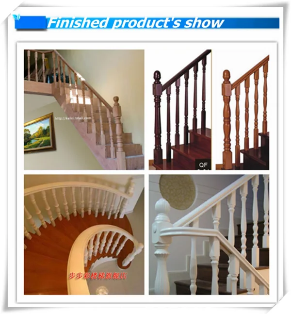 Wholesale decorative wood balusters/wooden baluster designs/decorative stair nose