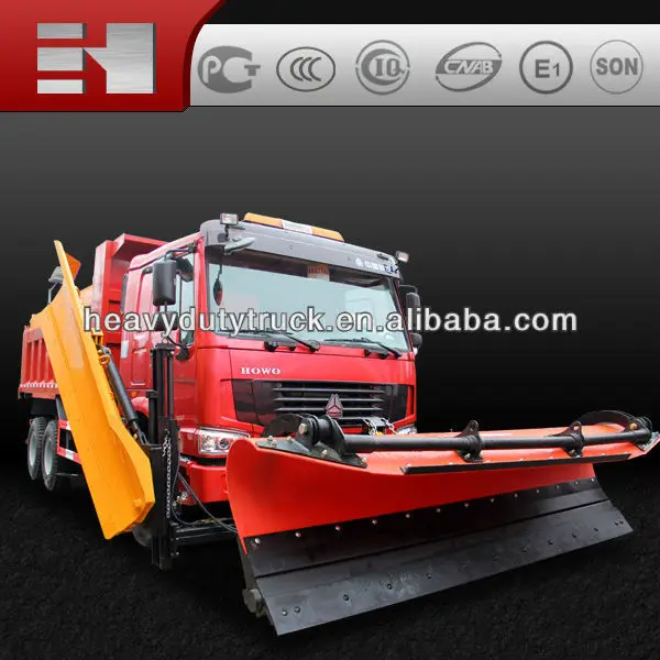 
2015 new high quality famous truck SINOTRUK Snow removal truck hot sale 