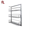 Wall cabinet metal food condiment seasoning sauce display stand