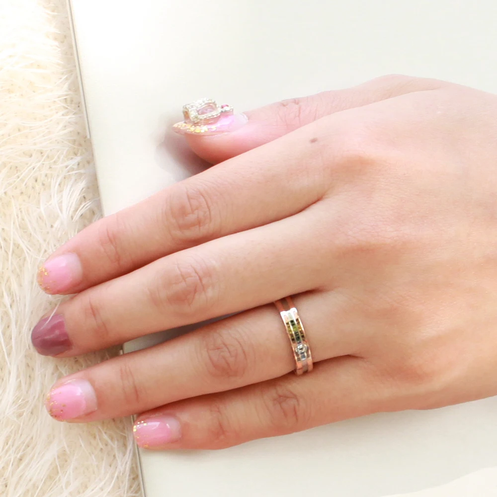 Jewelry Dubai  Wedding  Ring  Designs Simple Cz Stone Couple 