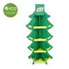 Carton Cardboard Christmas Tree Floor Display Rack For Snack