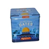 Custom metal tin packaging dates gift box dry fruit packaging box
