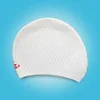 Silicone Waterproof Ladies Swimming Hats Bubble Girls Swim Cap
