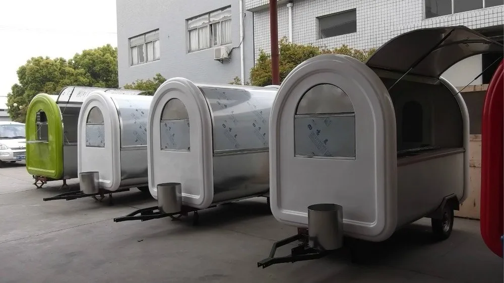Mobile Breakfast Fast Food Truck Street Food Trailer Mobile Kitchen