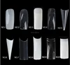 Acrylic Nails Beauty Supplies 500pcs per Bag Transparent Clear French Shape False Nails Natural Artificial Nail Tips