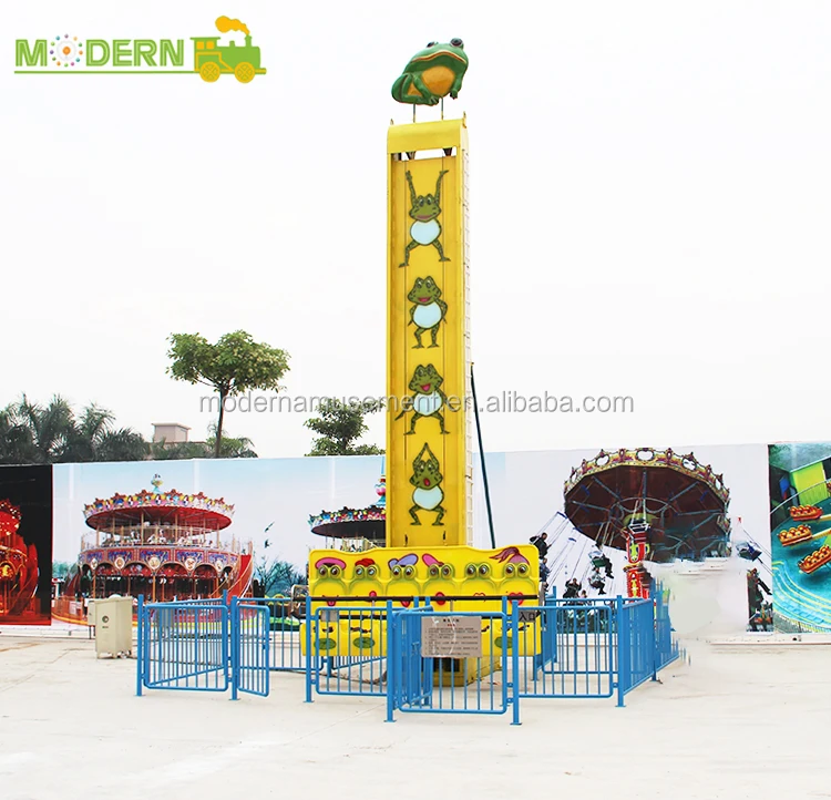 Zhengzhou Modern carnival thrill kids rides jumping frog for sale