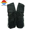 Mens Black Workwear Hunting Waistcoat Backyard Safari Photographic Cargo Vest with Multi Functional Pockets