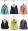 Winter Cotton Padded Parkas Women Bomber Jacket Reversible Pocket Two Side Wear Hooded Outwear Loose Warm Coats