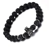 Natural Stone Lava Bead Bracelets Men Bracelet
