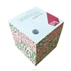 Custom design printed four side paper cube memo holder