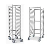Best quality assembling flat type stainless steel 201 bakery tray trolley