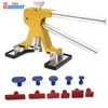 golden adjustable Dent Puller Kit Dent Lifter Glue Tabs Tool Car Repair Auto Repair Tool Set To Remove Dents