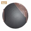 Fashion use rectangle slate tray with electroplate