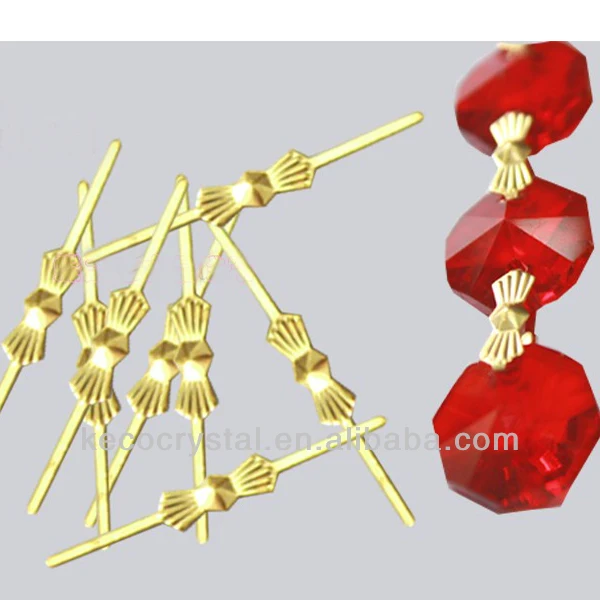 Brass Material Bow Tie Clips For Chandelier Crystals,Keco Crystal