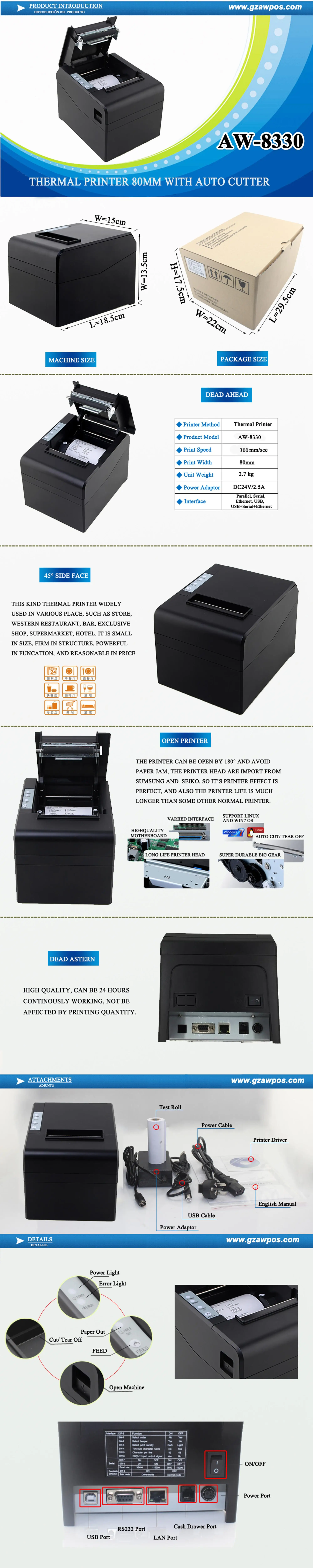 pos80 printer usb